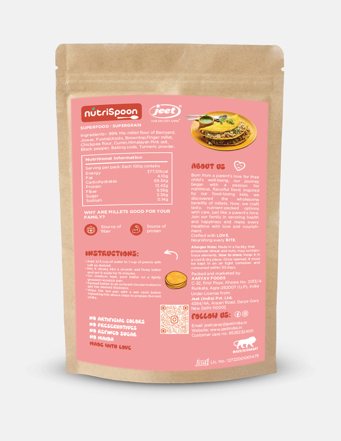 Millet Chilla Mix
