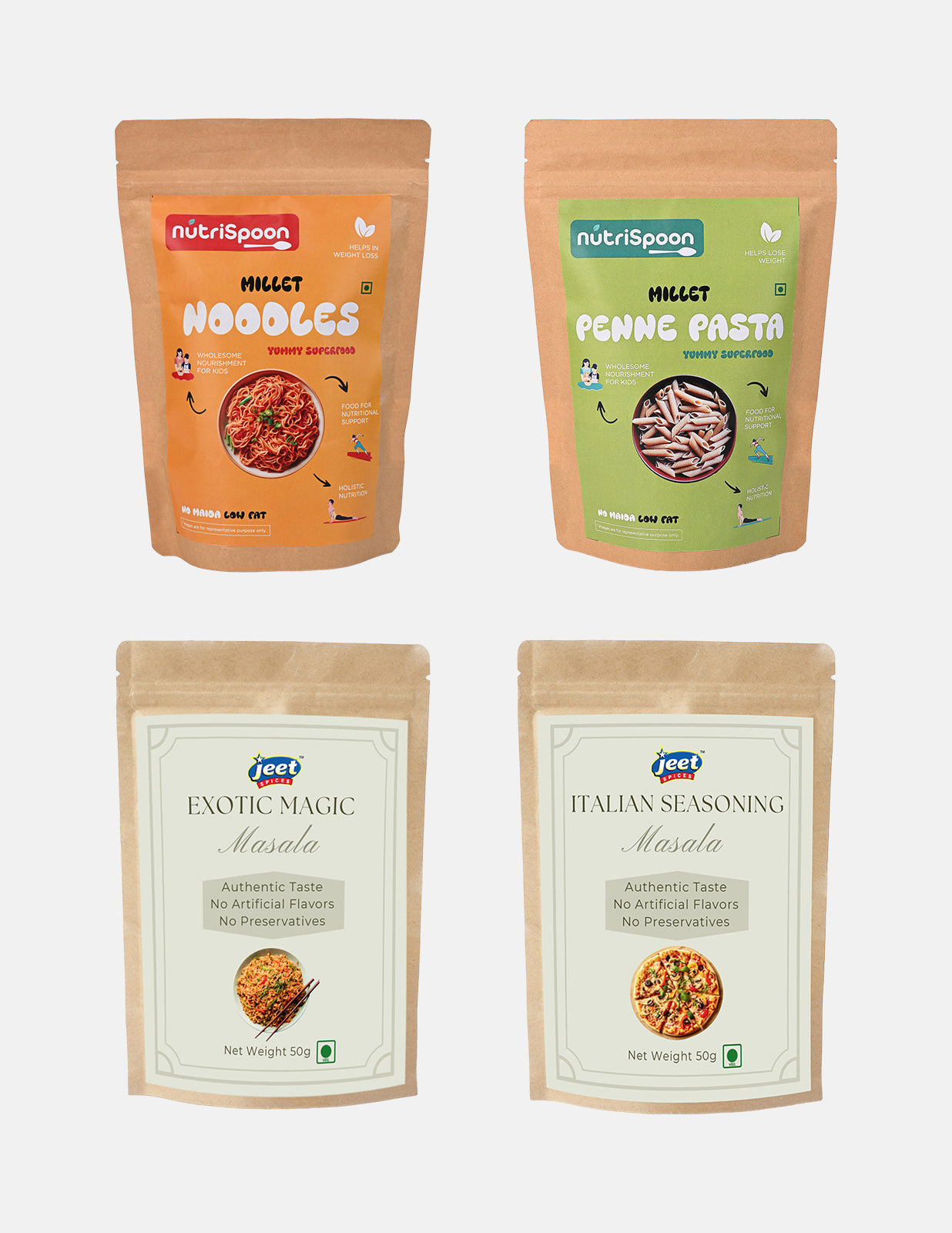 Pasta & Noodles Kit – Global Flavours, Desi Nutrition