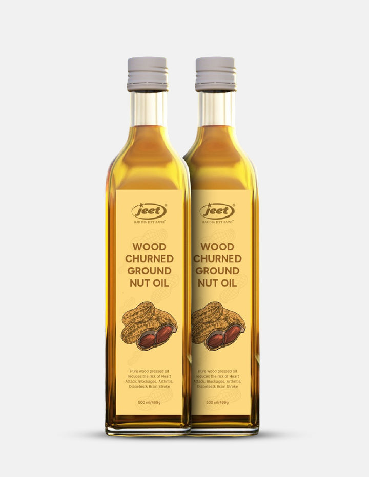 Wood Churned Groundnut Oil