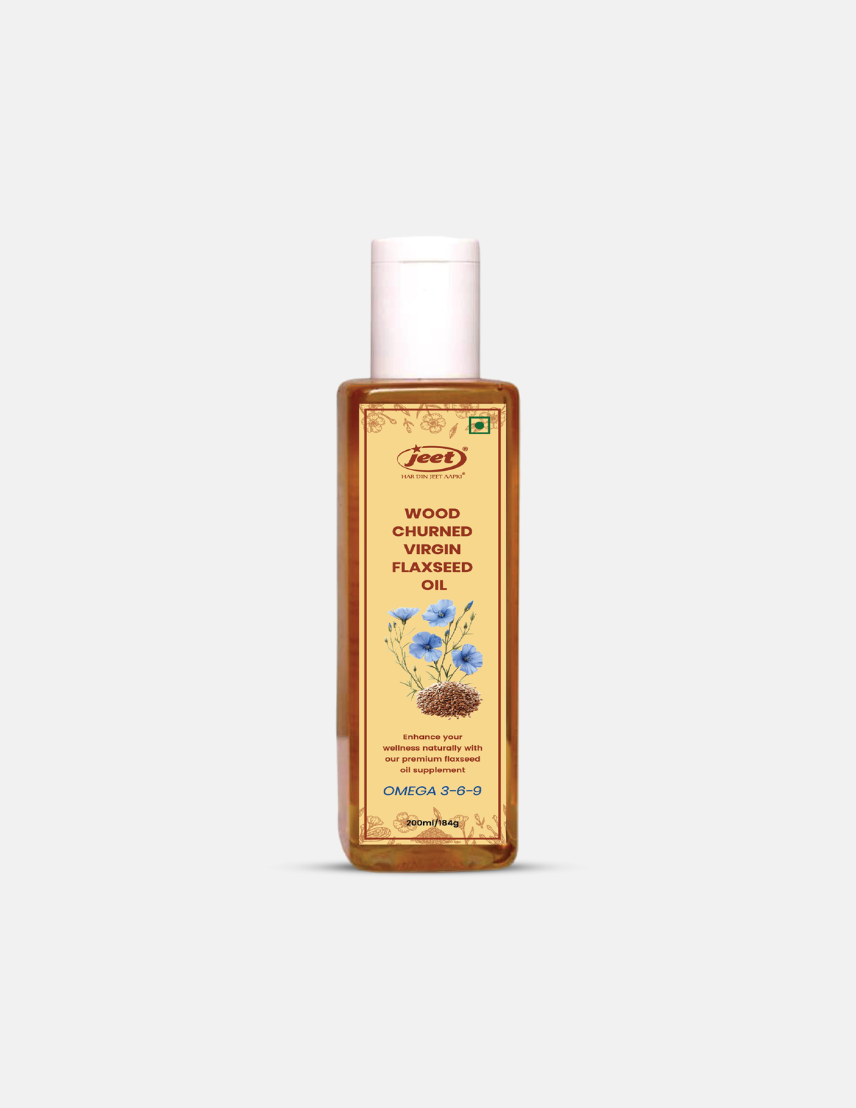 Wood Churned Virgin Flaxseed Oil